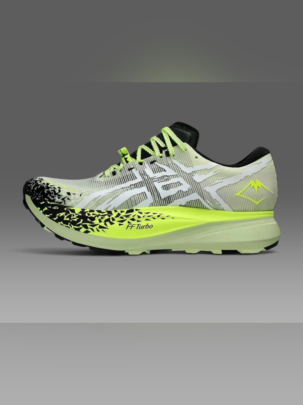 ASICS Metafuji Trail Running Shoes Size 13.5 Men/ 14.5 Women Cool Match/Black NE